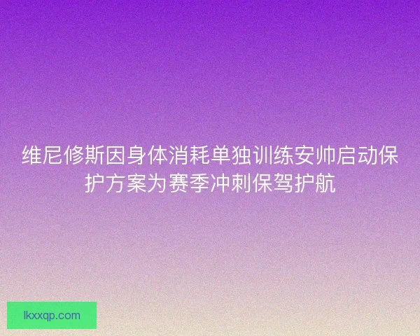 维尼修斯因身体消耗单独训练安帅启动保护方案为赛季冲刺保驾护航 维尼修斯因身体消耗单独训练安帅启动保护方案为赛季冲刺保驾护航